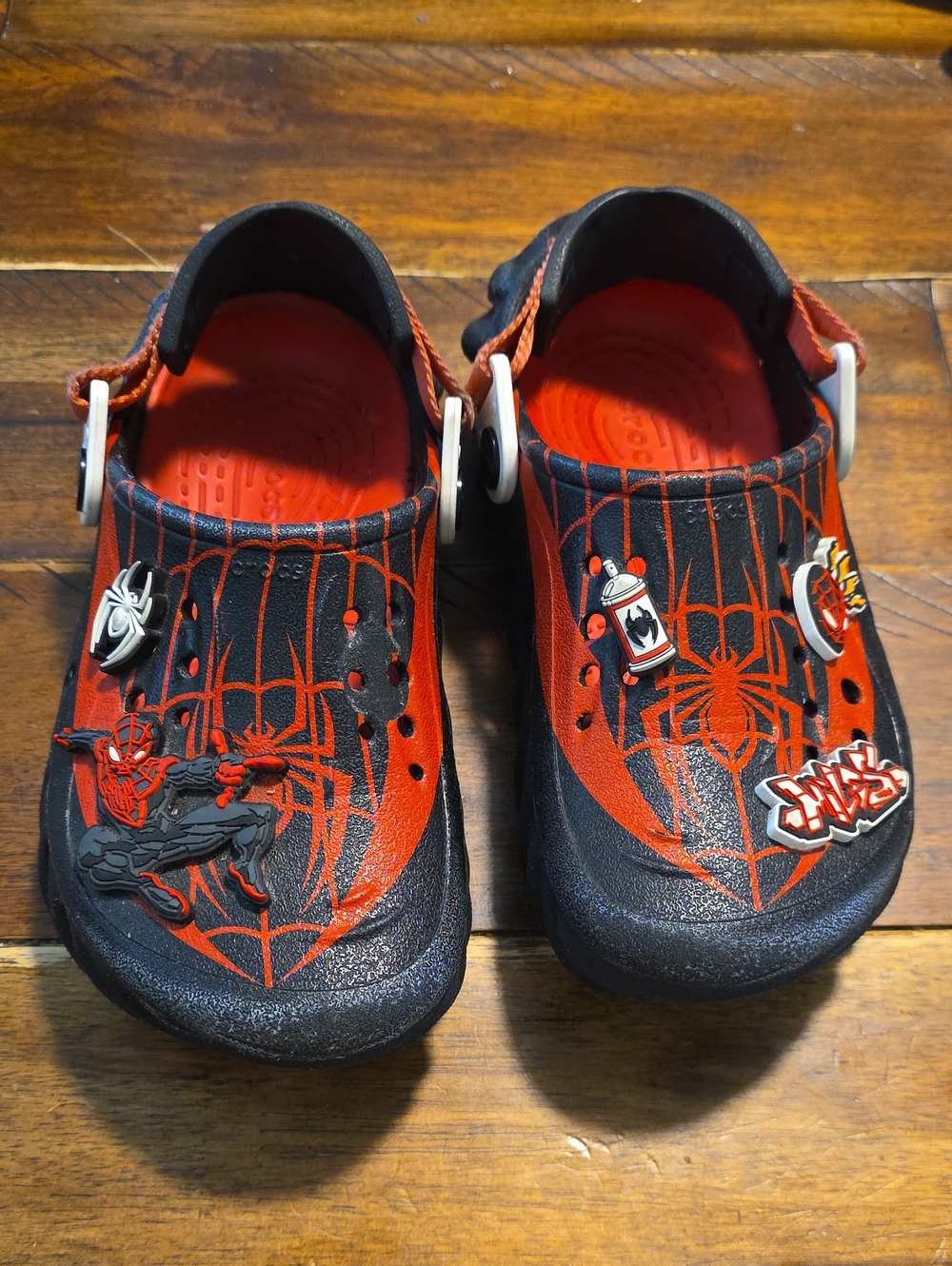 Crocs Kids' Echo Clog in the Marvel Spider-Man / Miles Morales W/Spider Jibbitz